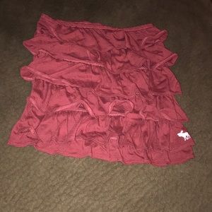 Maroon top
